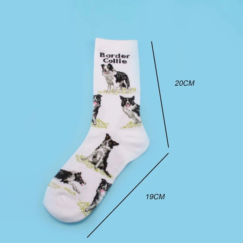 Dog Pattern Casual Socks