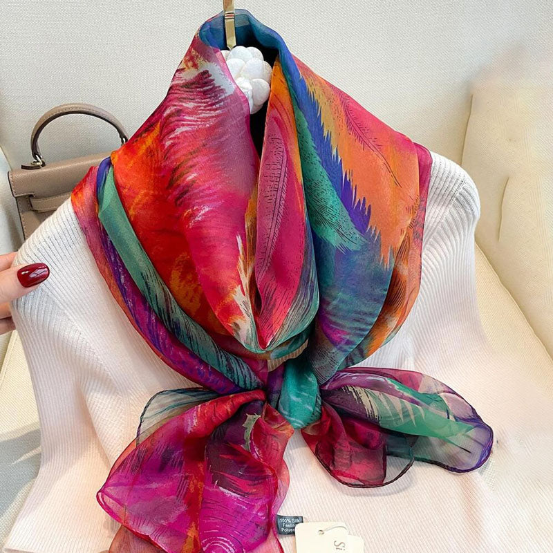 Vintage Colourful Gradient Scarf