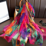 Vintage Colourful Gradient Scarf