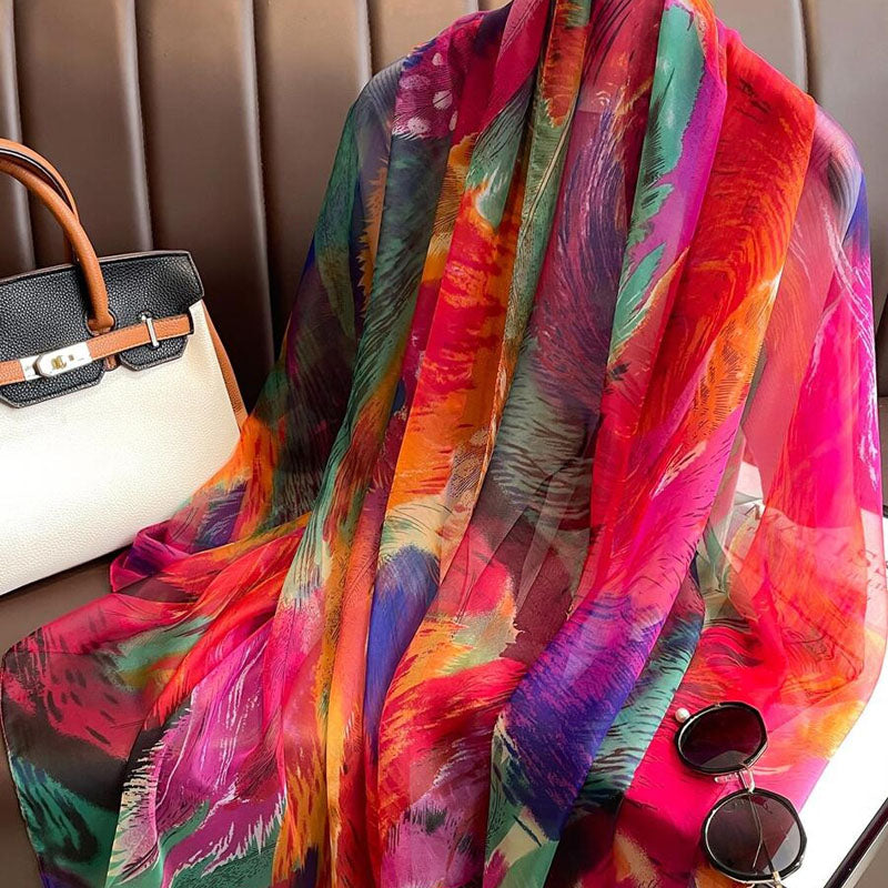 Vintage Colourful Gradient Scarf