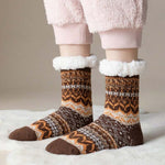 Vintage Warm Non-Slip Socks