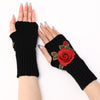 Warm Floral Gloves