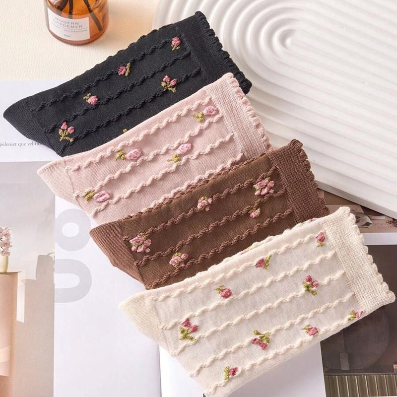 Casual Floral Socks