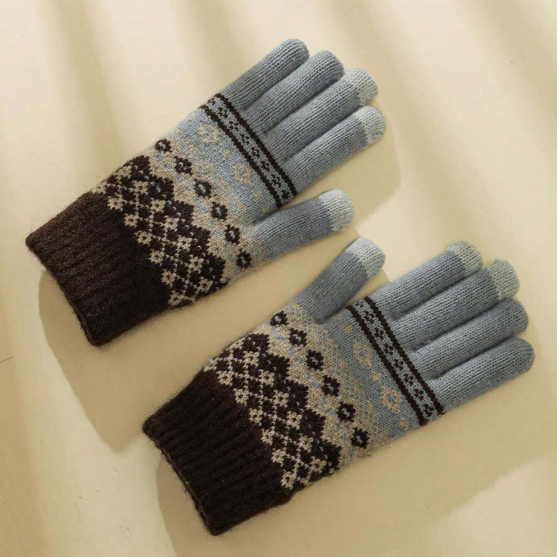 Vintage Ethnic Warm Gloves