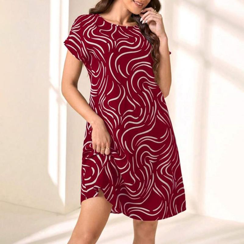 Fashionable Printed Dress