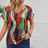 Colourful Abstract Print T-Shirt