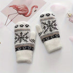 Snowflake Warm Gloves