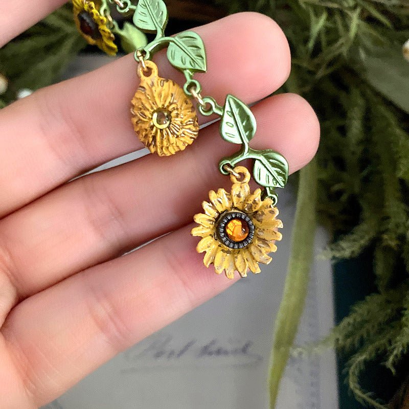 Vintage Sunflower Bracelet