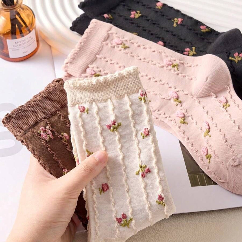 Casual Floral Socks