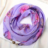 Casual Floral Print Scarf