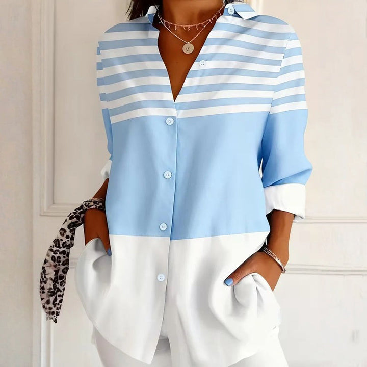 Casual Floral Print Blouse