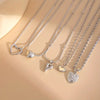Heart Pendant Necklace Set