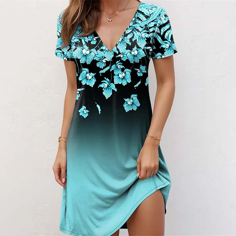 Vintage Floral Print Dress – Susan Julie