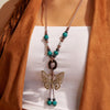 Vintage Ethnic Butterfly Necklace