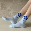 Casual Floral Print Socks