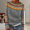 Vintage Geometric Knit Sweater