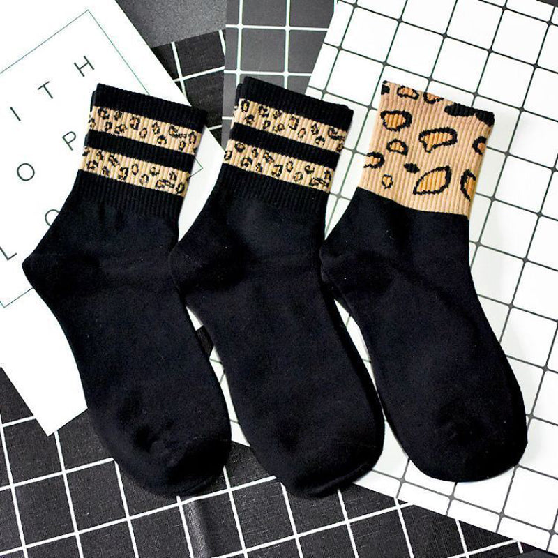 Leopard Print Warm Socks