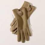 Solid Colour Warm Gloves