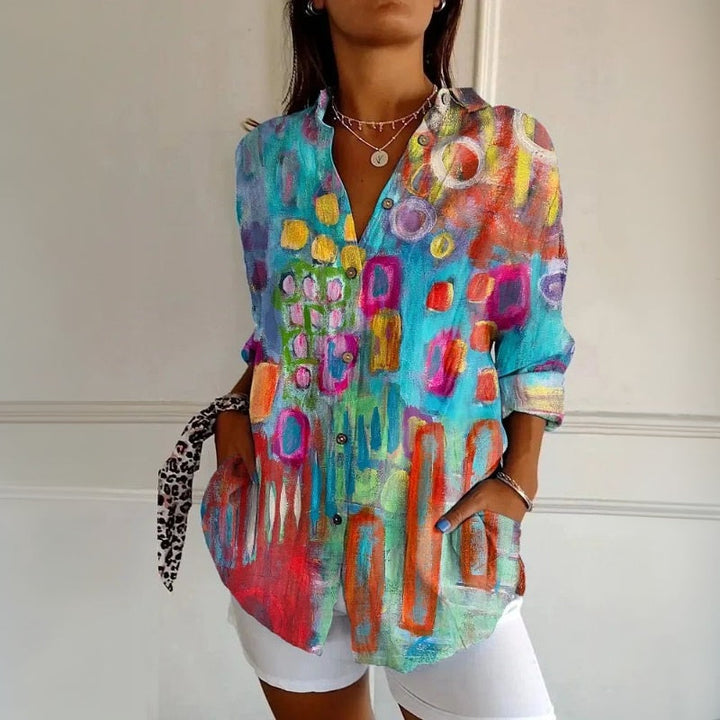 Casual Striped Blouse