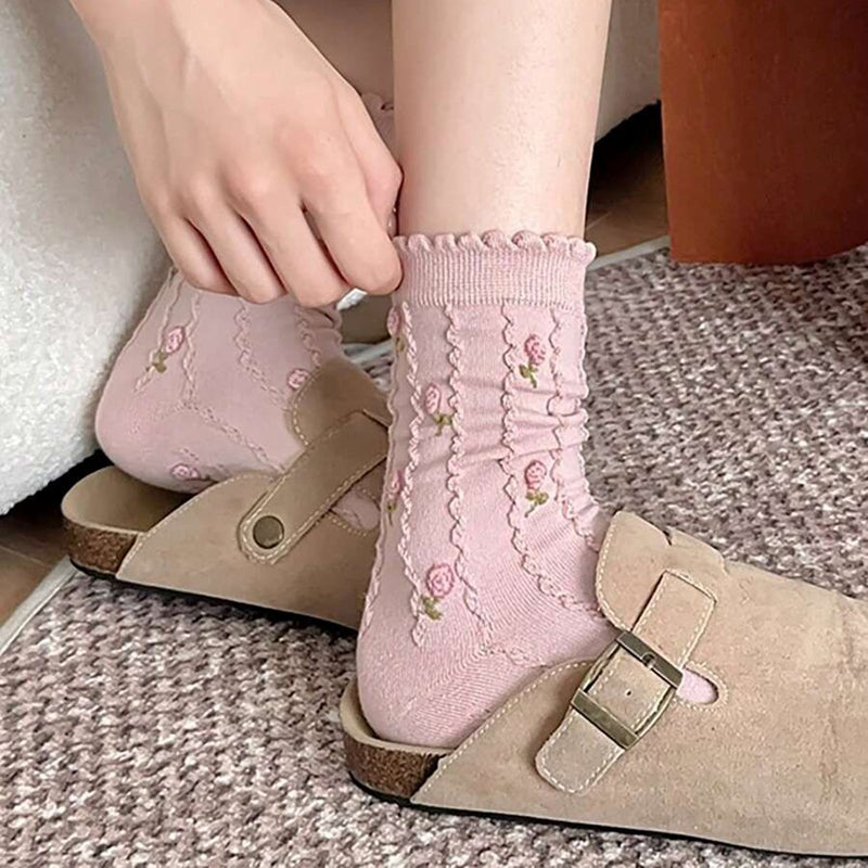 Casual Floral Socks