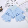 Warm Cat Pattern Gloves