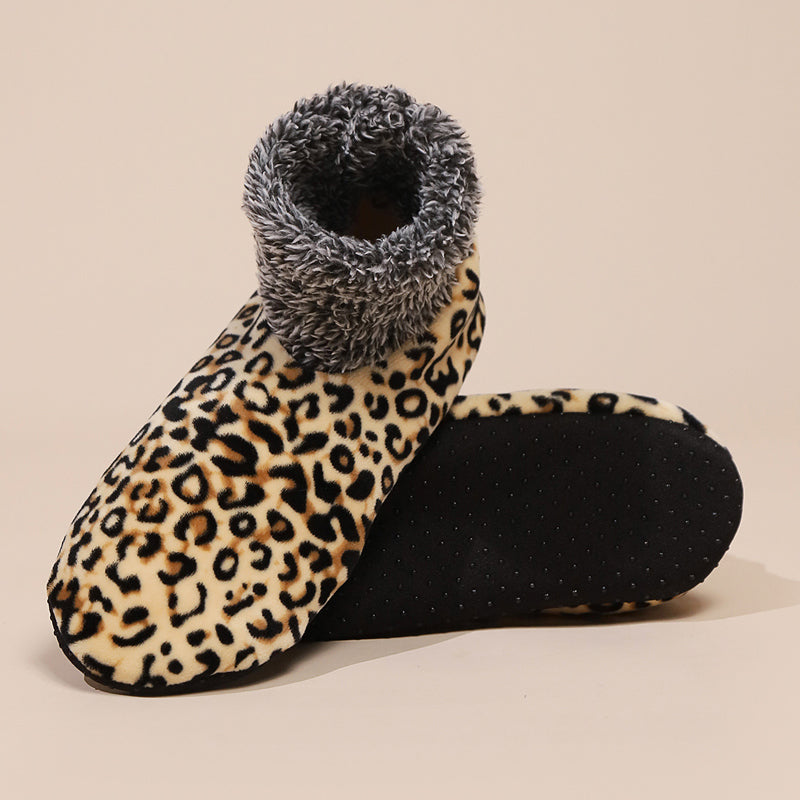 Leopard Print Warm Socks