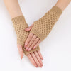 Solid Colour Knitted Gloves