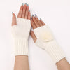 Solid Colour Warm Gloves