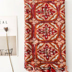 Vintage Floral Print Scarf