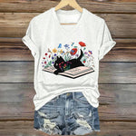 Casual Cat Print T-Shirt