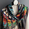 Vintage Abstract Print Scarf