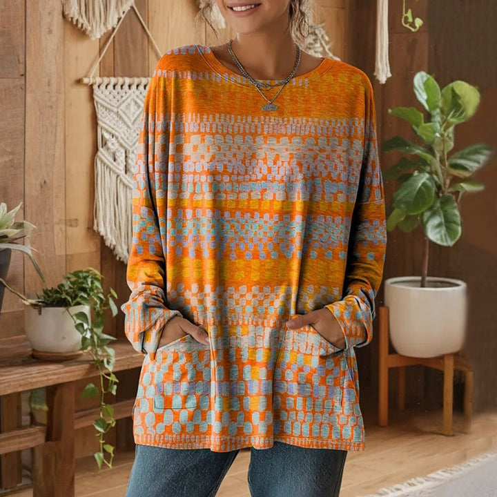 Casual Abstract Print T-Shirt