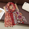 Vintage Floral Print Scarf