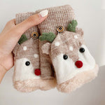 Cartoon Christmas Gloves