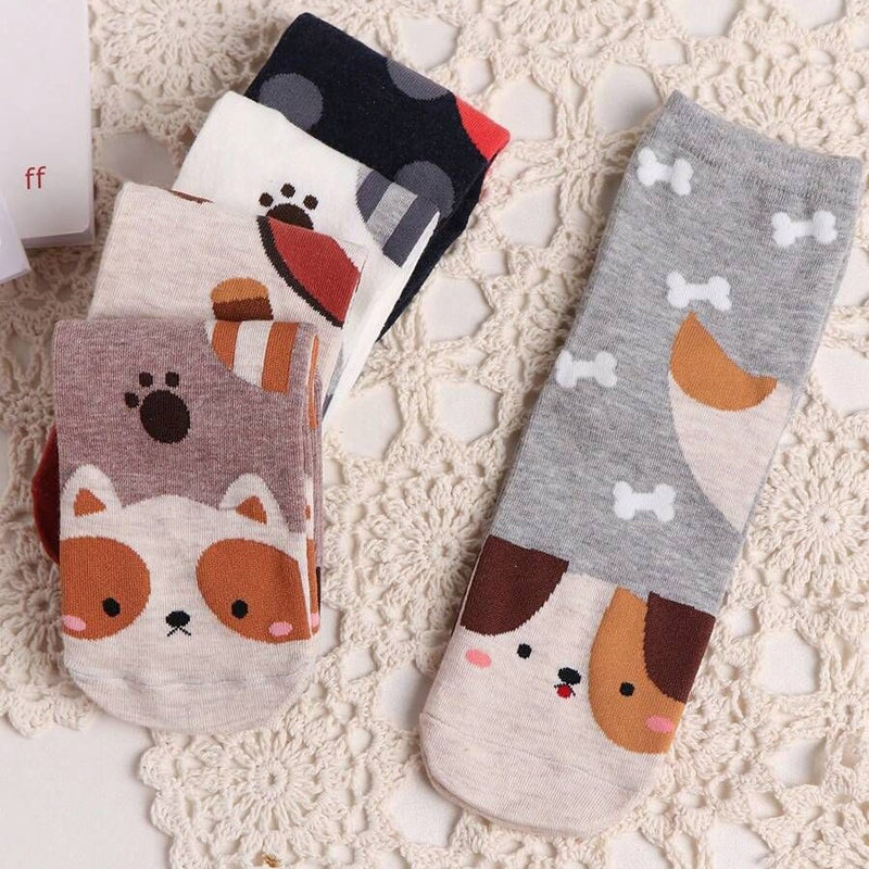 Cartoon Dog Socks