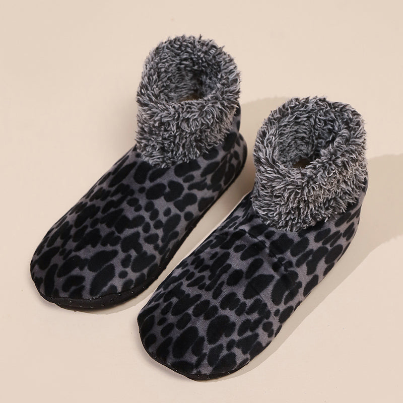 Leopard Print Warm Socks