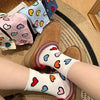 Casual Heart Print Socks