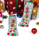 Five Toe Christmas Socks