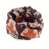 Vintage Leaf Print Scarf