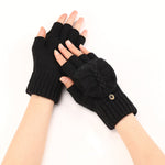 Solid Colour Warm Gloves