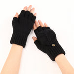 Solid Colour Warm Gloves