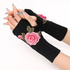Warm Floral Gloves
