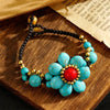 Handwoven Floral Bracelet