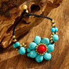 Handwoven Floral Bracelet