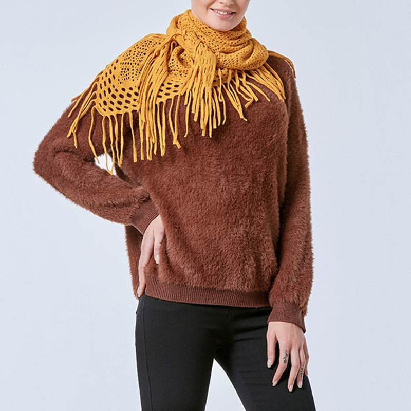 Elegant Hollow Scarf