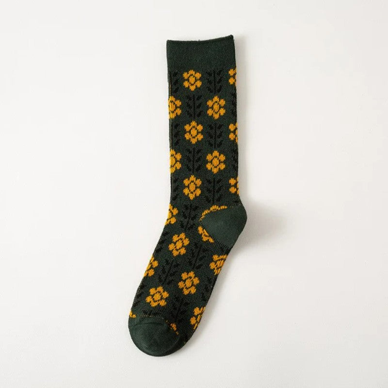 Vintage Floral Socks