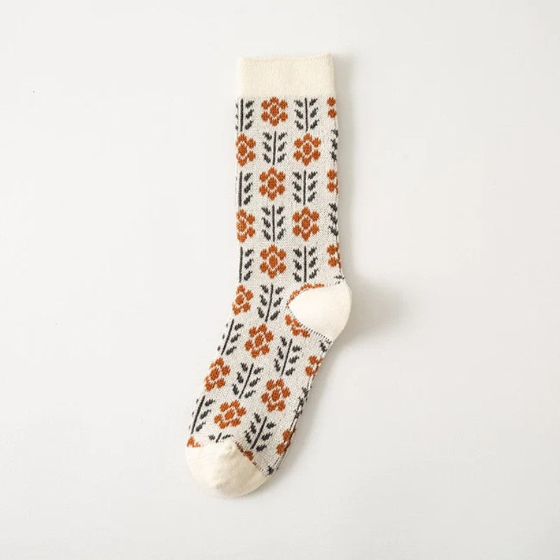 Vintage Floral Socks