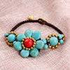 Handwoven Floral Bracelet