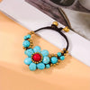 Handwoven Floral Bracelet