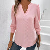 Solid Colour Casual Blouse